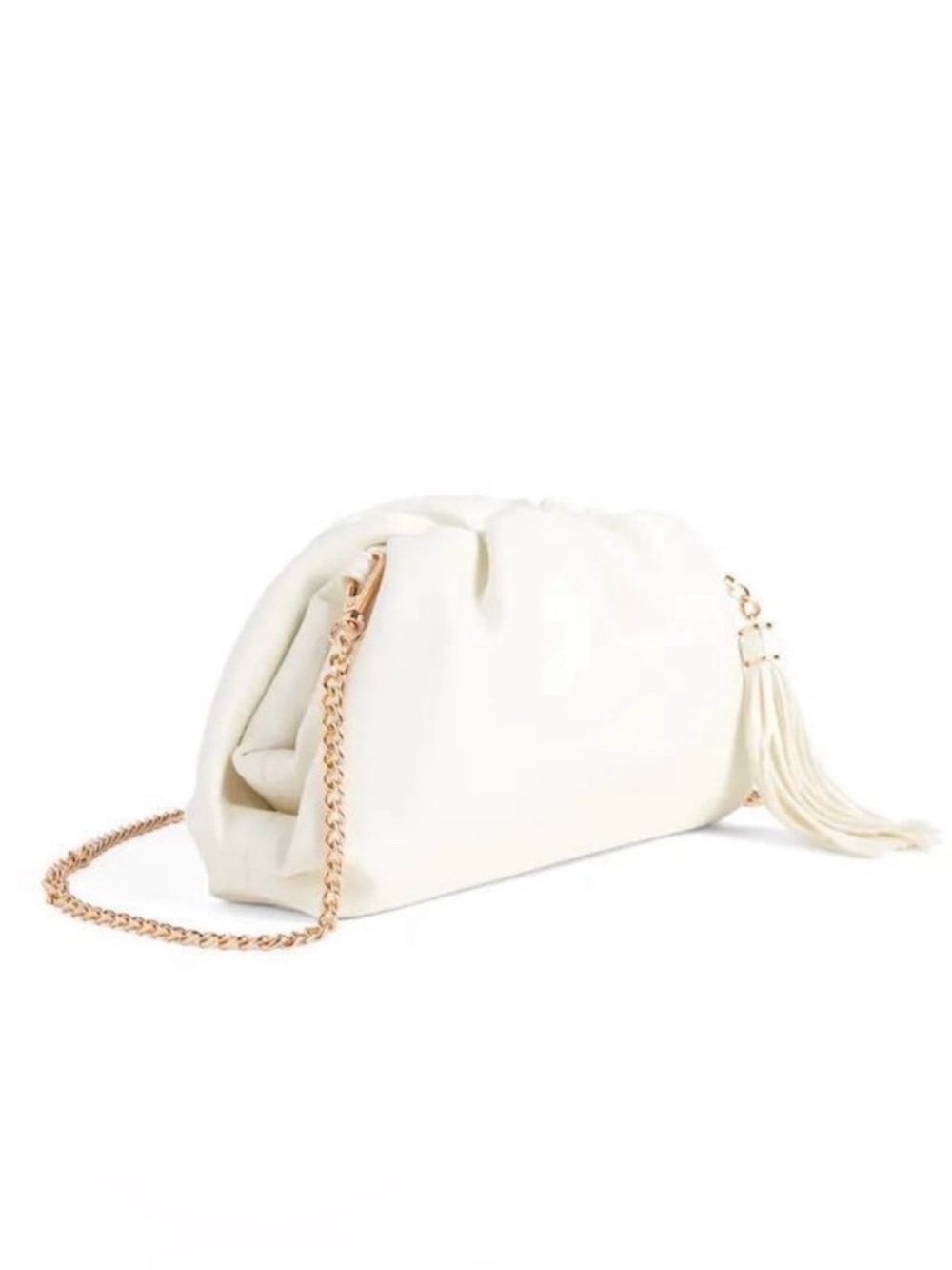 NWOT Curateur x Understated Leather Crescent Clutch